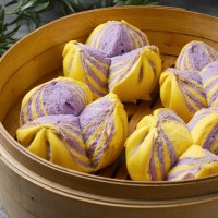 網(wǎng)紅玫瑰開花饅頭方便速食營養(yǎng)兒童早餐冷凍半成品粗糧包子點(diǎn)心