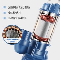 泥漿泵不銹鋼潛水泵切割式污水泵220V家用抽糞泥漿泵養(yǎng)豬場排污泵