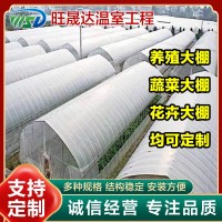 簡易單體拱棚蔬菜大棚骨架加工保溫大棚花卉種植大棚橢圓管大棚