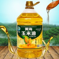 廠家批發(fā)黃海玉米油一級壓榨玉米油非轉(zhuǎn)基因食用油大桶5升