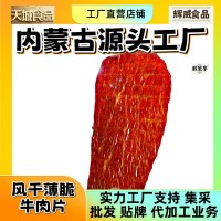 薄脆牛肉片老人小孩都可吃的風(fēng)干牛肉好吃不塞牙解饞零食100克/罐