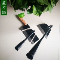 全鋼菜刀鋤鏟草小鋤頭老式戶外松土鋤家用種菜開荒長柄鋤除草神器