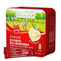 爺爺?shù)霓r(nóng)場(chǎng)強(qiáng)化鐵豬肝粉40g（內(nèi)含20小包）寶寶補(bǔ)鐵豬肝粉拌飯料