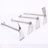 園林園藝工具不銹鋼小鋤頭耙頭尖鎬農用工具種菜花園花除草戶外鋤