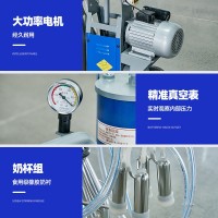 活塞式擠奶機 牛羊駱駝吸奶機 牧場活塞式奶牛移動擠奶機養(yǎng)殖設(shè)備
