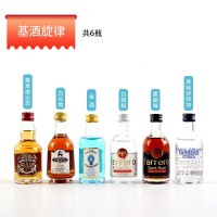 騰川酒水廠家迷你洋酒組合款小瓶酒50ml白蘭地夜店便利店小酒