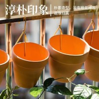 園藝掛鉤花盆懸掛不銹鋼鉤子陽臺防盜網(wǎng)紅陶瓷盆花架掛式置物架