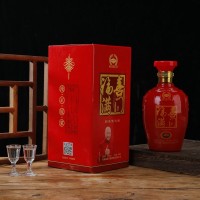 喜福滿門白酒批發(fā)濃香型糧食酒古井鎮(zhèn)喜酒白酒 糧食釀造42°白酒