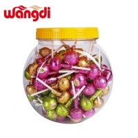 旺帝900克100支奶香草莓味棒棒糖巧克力代可可脂棒棒糖創(chuàng)意花束