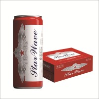 夜場啤酒批發(fā)星波純生啤酒易拉罐310ml*24瓶夜場酒吧酒館KTV罐裝