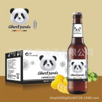熊貓精釀白啤酒275ml*24瓶整箱批發(fā)夜場(chǎng)酒吧餐飲小瓶果味啤酒