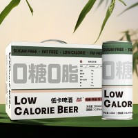 無糖低卡零糖啤酒整箱12罐裝精釀禮盒原漿批發(fā)特價(jià)酒吧KTV飲品